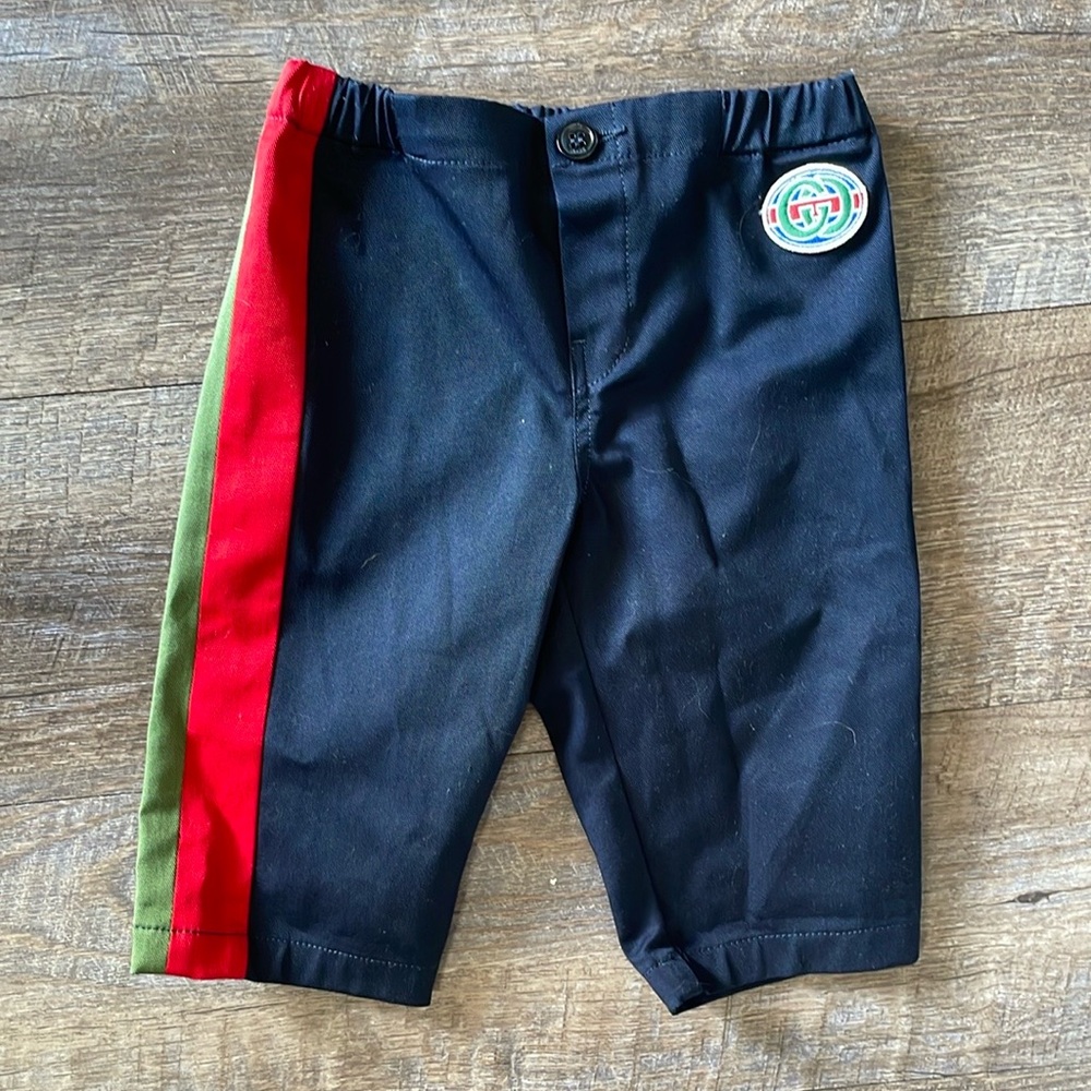 Gucci baby striped pants size 9/12